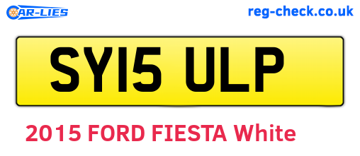 SY15ULP are the vehicle registration plates.
