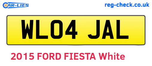 WL04JAL are the vehicle registration plates.