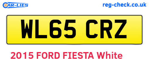 WL65CRZ are the vehicle registration plates.
