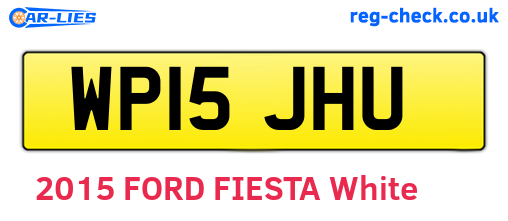 WP15JHU are the vehicle registration plates.