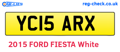 YC15ARX are the vehicle registration plates.