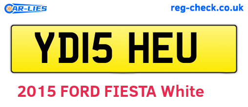 YD15HEU are the vehicle registration plates.
