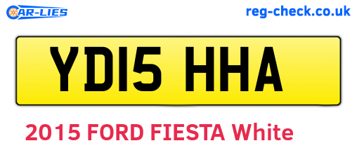 YD15HHA are the vehicle registration plates.