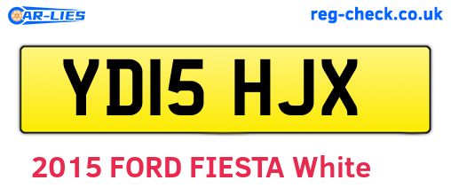 YD15HJX are the vehicle registration plates.
