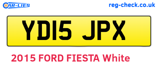 YD15JPX are the vehicle registration plates.