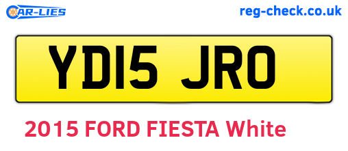 YD15JRO are the vehicle registration plates.