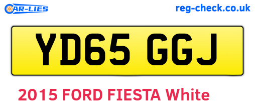 YD65GGJ are the vehicle registration plates.
