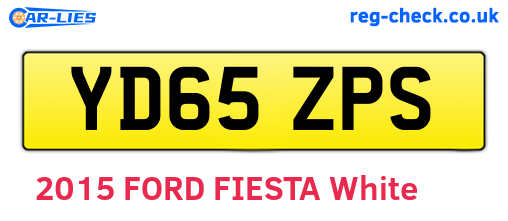 YD65ZPS are the vehicle registration plates.