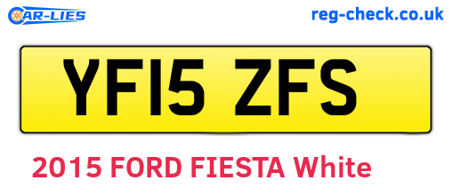 YF15ZFS are the vehicle registration plates.