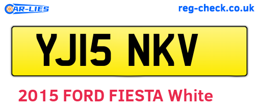 YJ15NKV are the vehicle registration plates.