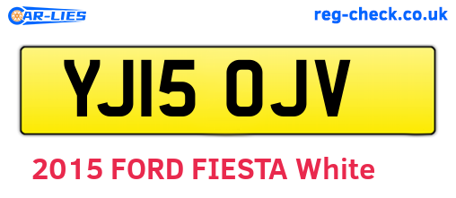 YJ15OJV are the vehicle registration plates.
