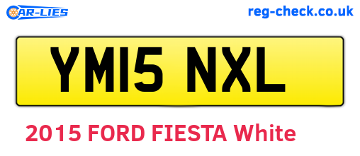 YM15NXL are the vehicle registration plates.