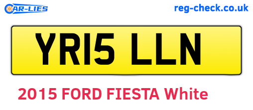 YR15LLN are the vehicle registration plates.