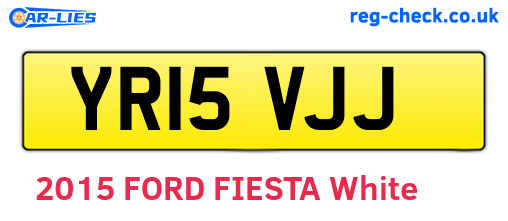 YR15VJJ are the vehicle registration plates.