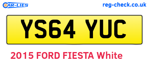 YS64YUC are the vehicle registration plates.