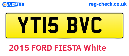 YT15BVC are the vehicle registration plates.