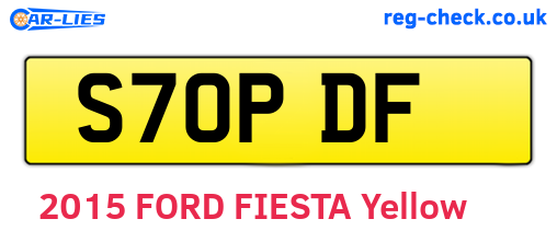 S70PDF are the vehicle registration plates.