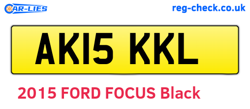 AK15KKL are the vehicle registration plates.