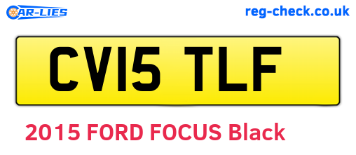 CV15TLF are the vehicle registration plates.