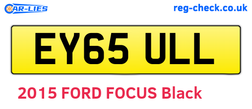 EY65ULL are the vehicle registration plates.