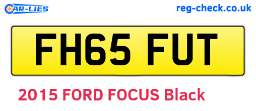 FH65FUT are the vehicle registration plates.