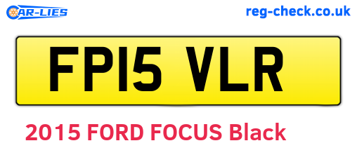 FP15VLR are the vehicle registration plates.