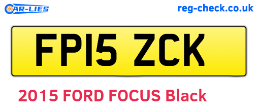 FP15ZCK are the vehicle registration plates.