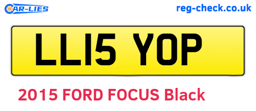 LL15YOP are the vehicle registration plates.