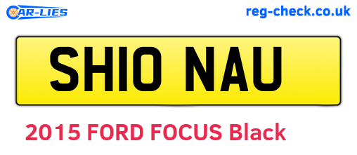 SH10NAU are the vehicle registration plates.