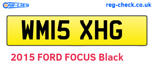 WM15XHG are the vehicle registration plates.