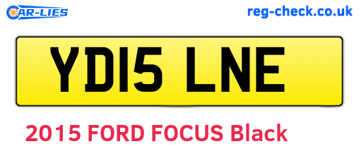 YD15LNE are the vehicle registration plates.