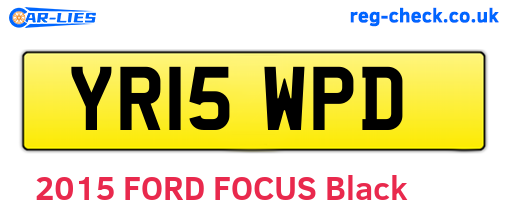 YR15WPD are the vehicle registration plates.
