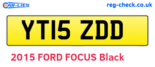 YT15ZDD are the vehicle registration plates.