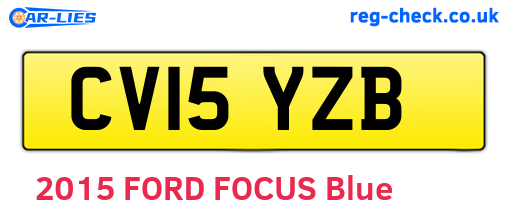 CV15YZB are the vehicle registration plates.