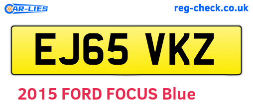EJ65VKZ are the vehicle registration plates.