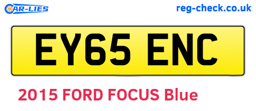 EY65ENC are the vehicle registration plates.