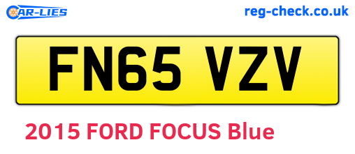 FN65VZV are the vehicle registration plates.