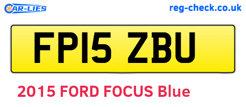 FP15ZBU are the vehicle registration plates.