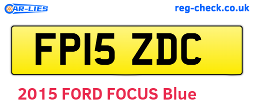 FP15ZDC are the vehicle registration plates.