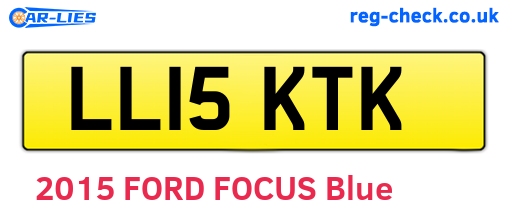 LL15KTK are the vehicle registration plates.