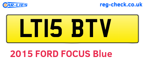 LT15BTV are the vehicle registration plates.