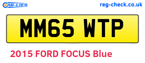 MM65WTP are the vehicle registration plates.