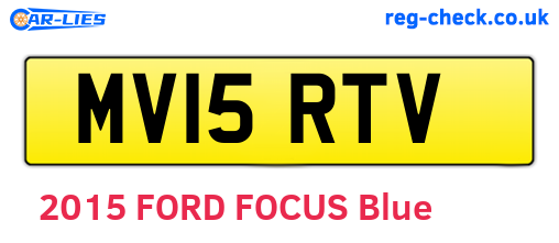 MV15RTV are the vehicle registration plates.