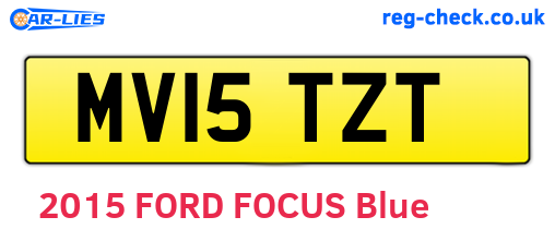 MV15TZT are the vehicle registration plates.