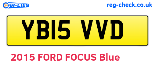 YB15VVD are the vehicle registration plates.