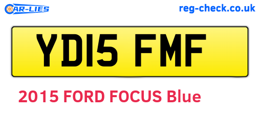 YD15FMF are the vehicle registration plates.