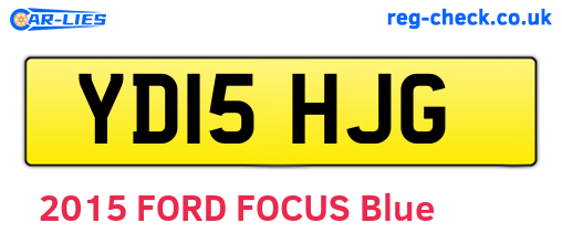 YD15HJG are the vehicle registration plates.