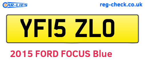 YF15ZLO are the vehicle registration plates.