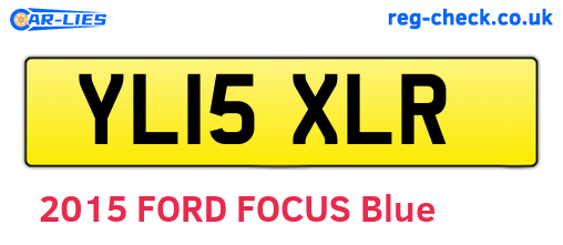 YL15XLR are the vehicle registration plates.