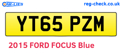 YT65PZM are the vehicle registration plates.